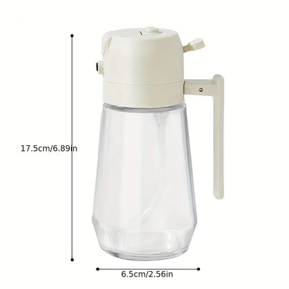 580ml Premium Glass Oil Spray Bottle – Refillable Kitchen Cooking Oil Sprayer in Pakistan