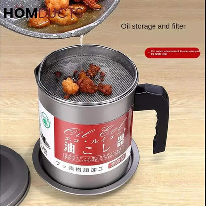 Oil filter pot