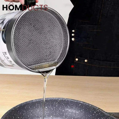 Oil filter pot