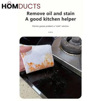 Oil & Grease Remover Kitchen Cleaning Wipes – Wash-Free & Gentle on Hands