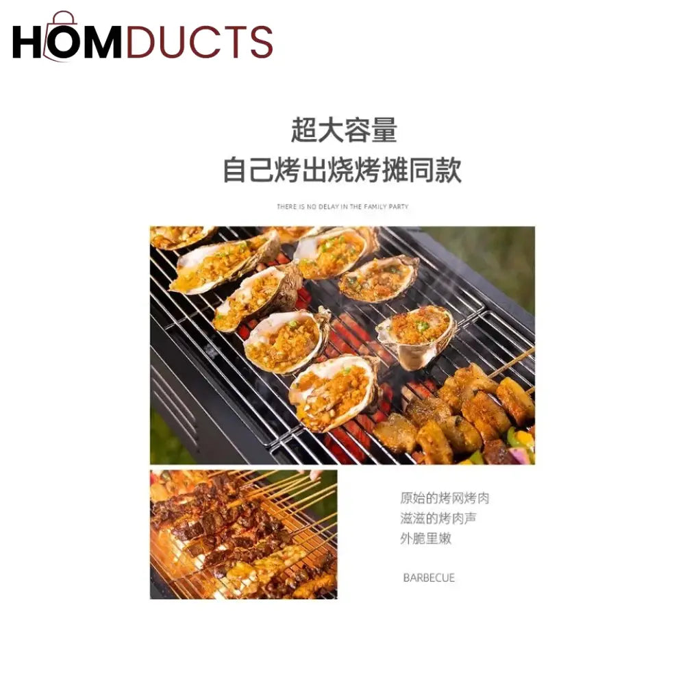 Outdoor Charcoal BBQ Grill