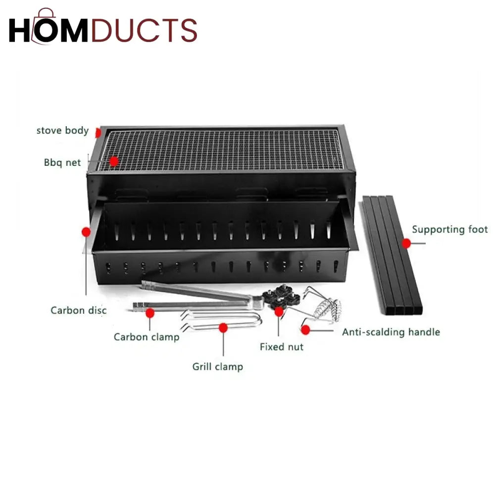 Outdoor Charcoal BBQ Grill