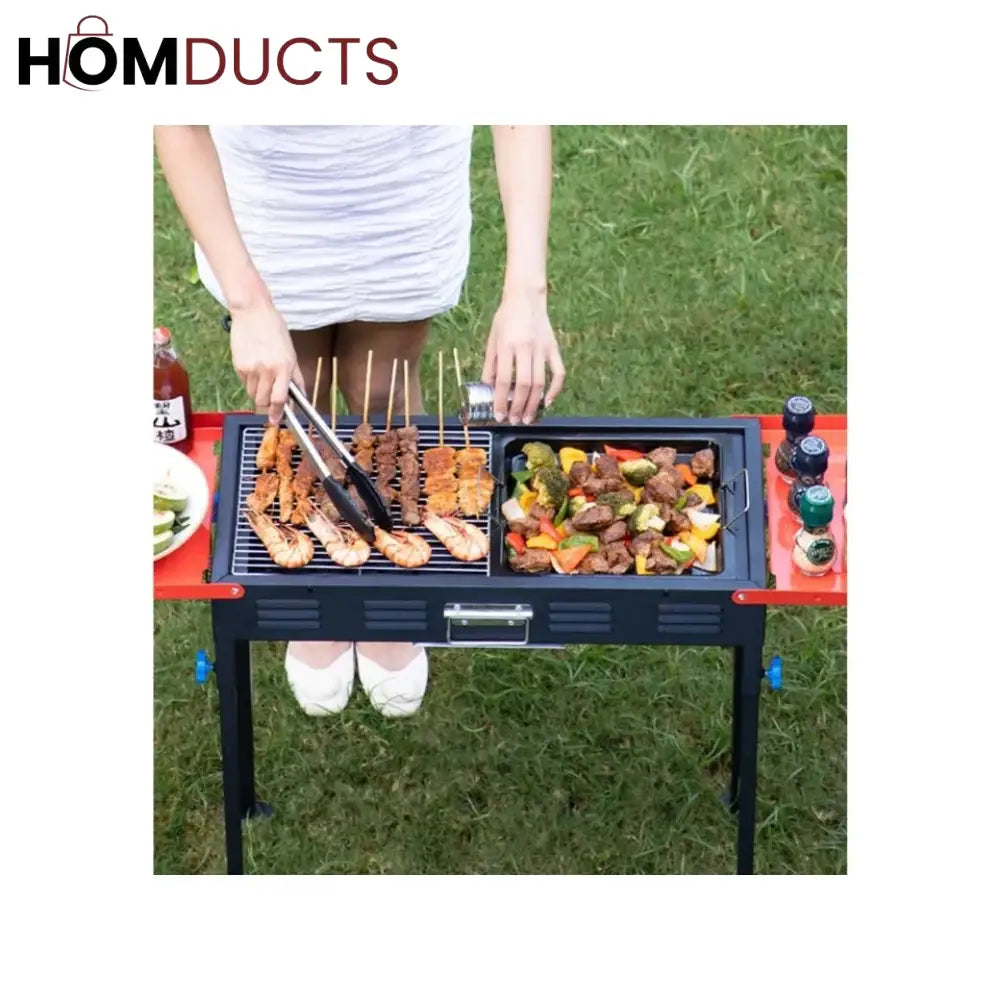 Outdoor Charcoal BBQ Grill