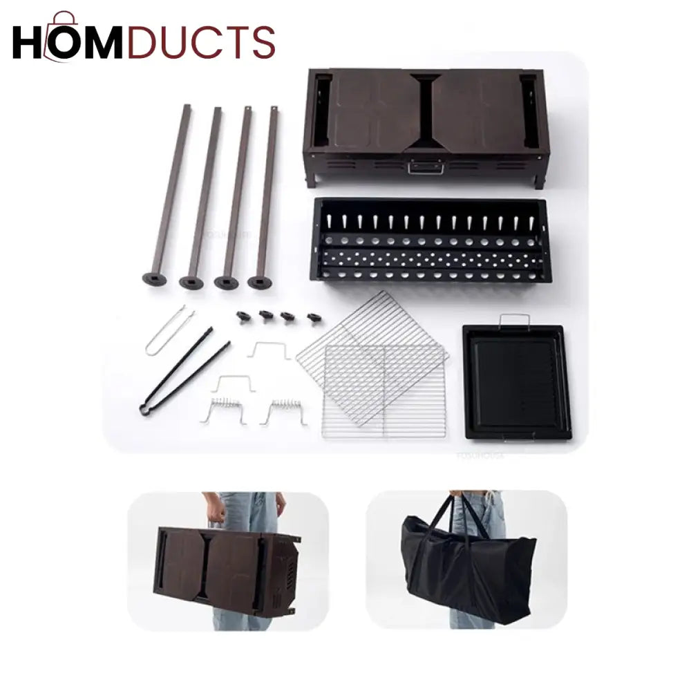 Outdoor Charcoal BBQ Grill