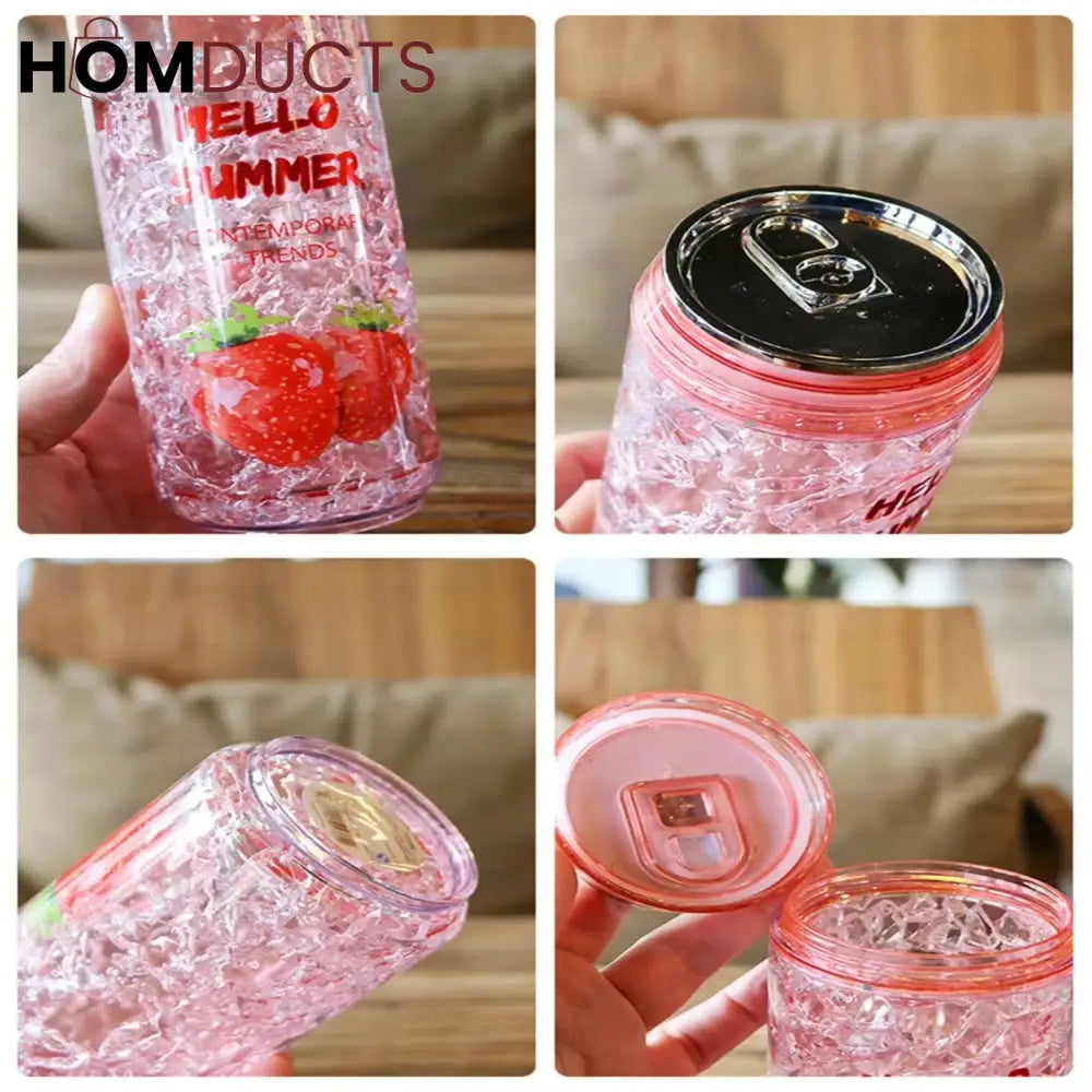 Outdoor Water Bottle - Can-Shaped with Leak-Proof Lid & BPA-Free
