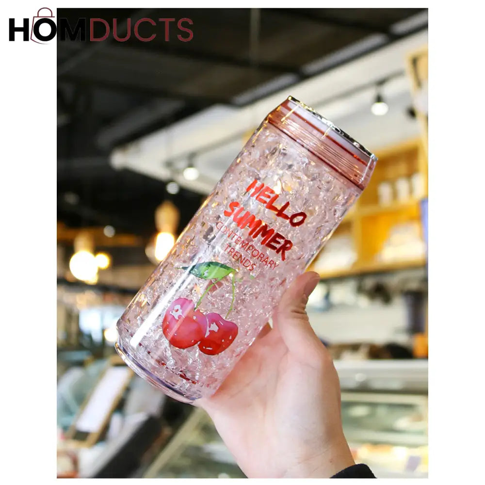 Outdoor Water Bottle - Can-Shaped with Leak-Proof Lid & BPA-Free