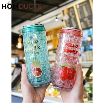 Outdoor Water Bottle - Can-Shaped with Leak-Proof Lid & BPA-Free