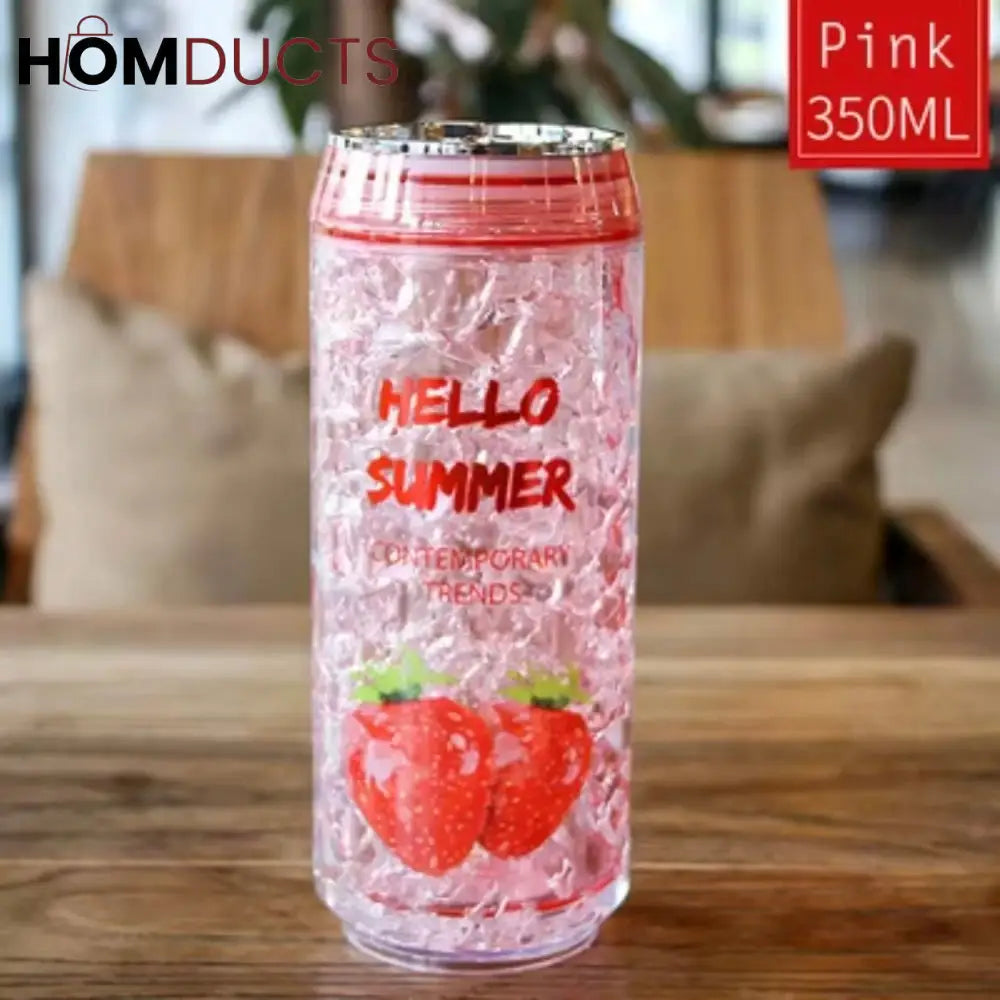 Outdoor Water Bottle - Can-Shaped with Leak-Proof Lid & BPA-Free
