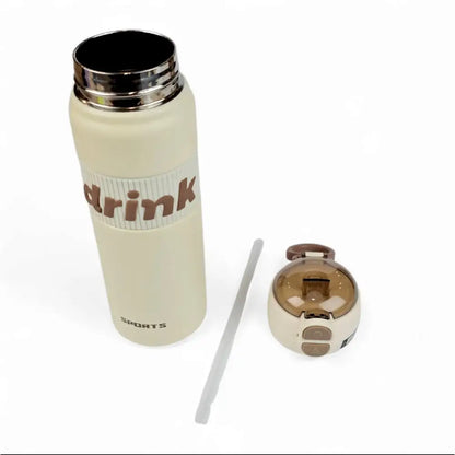 Pastel Flip-Top Sports Water Bottle – Leak-Proof & Travel Friendly
