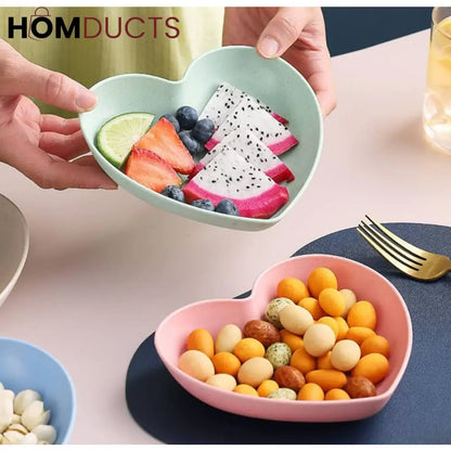 Pastel Heart-Shaped Bowl Set – Premium Luxury Dining & Serveware