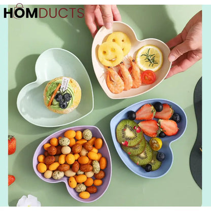 Pastel Heart-Shaped Bowl Set – Premium Luxury Dining & Serveware
