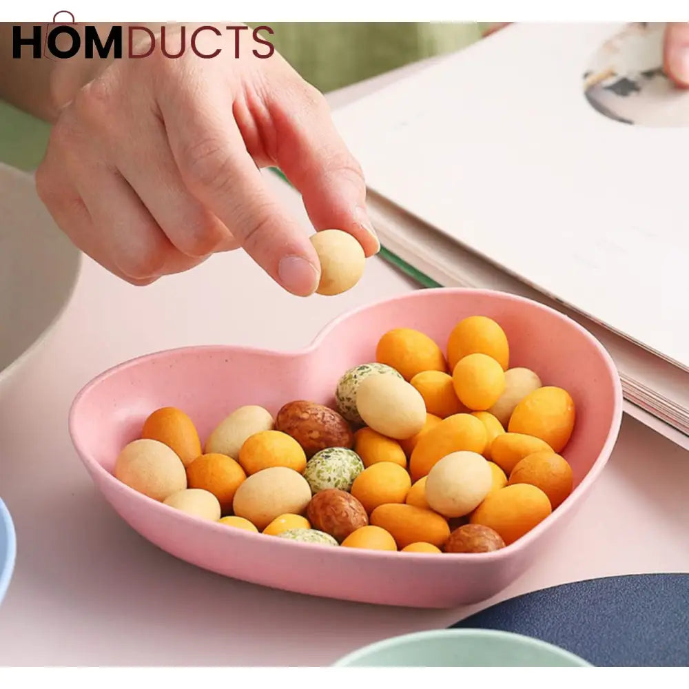 Pastel Heart-Shaped Bowl Set – Premium Luxury Dining & Serveware