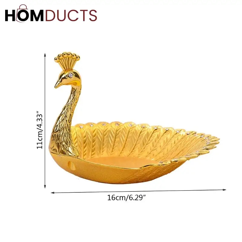 Peacock Candy Dish