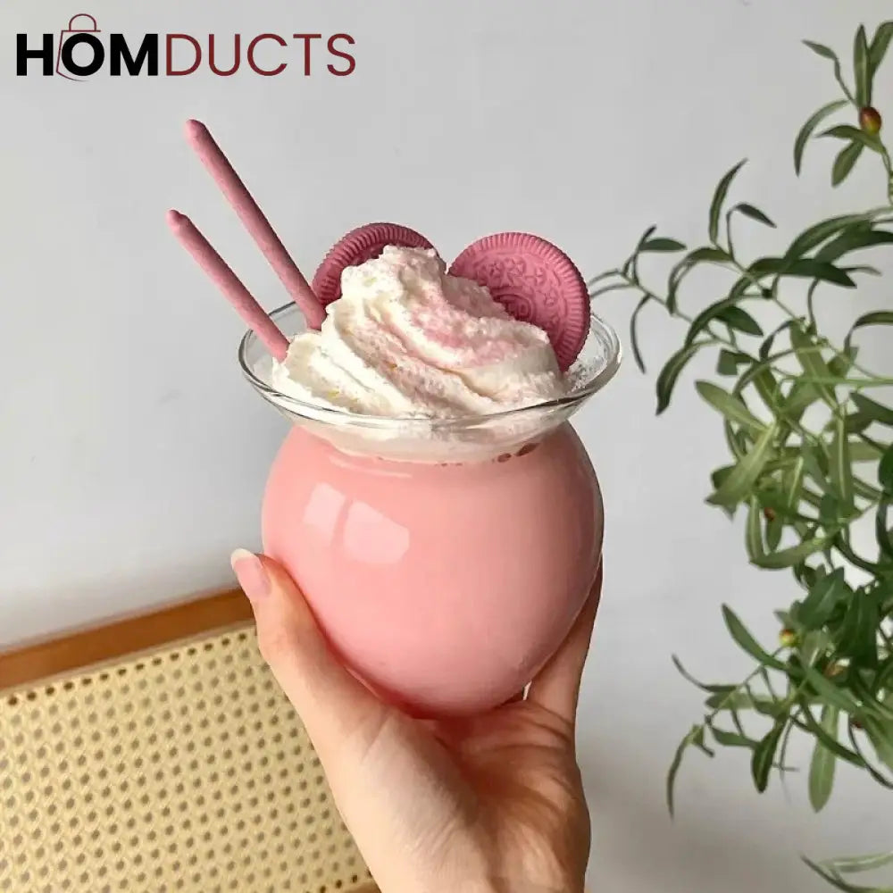Personalized Glass Bubble Tea Cup - Heat Resistant, Perfect for Parties & Everyday Use