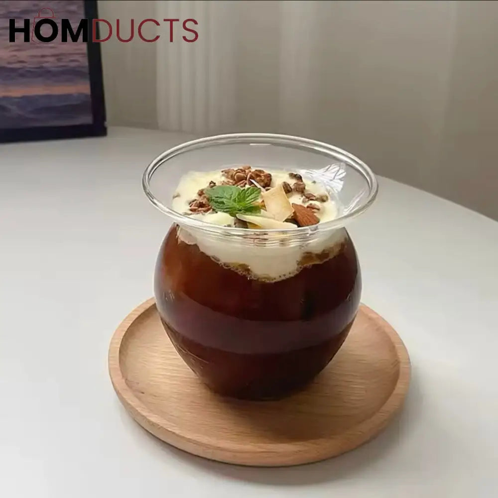 Personalized Glass Bubble Tea Cup - Heat Resistant, Perfect for Parties & Everyday Use
