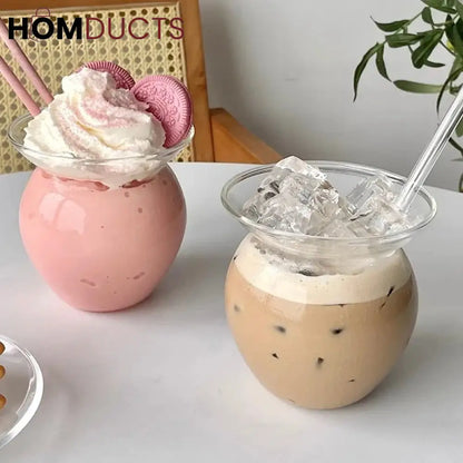 Personalized Glass Bubble Tea Cup - Heat Resistant, Perfect for Parties & Everyday Use