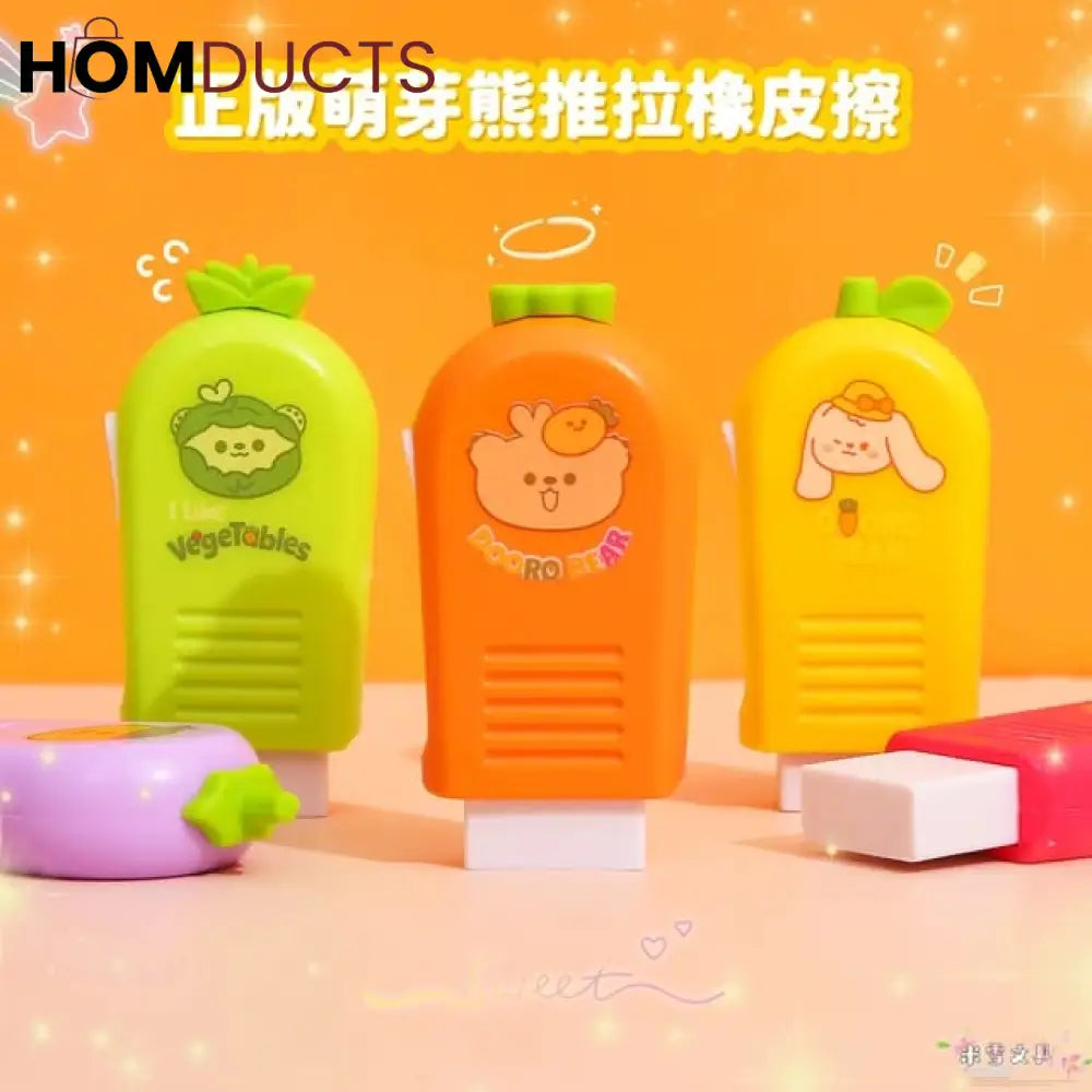 Pineapple Shaped Eraser Soft Rubber (Each)