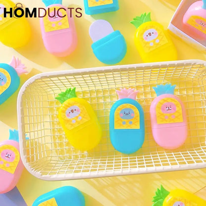 Pineapple Shaped Eraser Soft Rubber (Each)