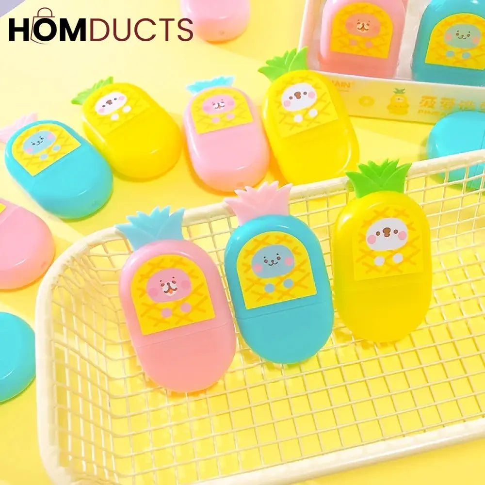 Pineapple Shaped Eraser Soft Rubber (Each)