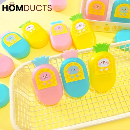 Pineapple Shaped Eraser Soft Rubber (Each)