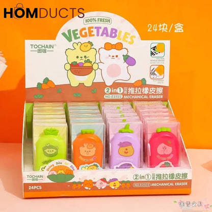 Pineapple Shaped Eraser Soft Rubber (Each)