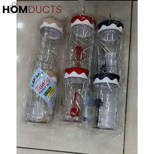 Plastic Jars with spoon