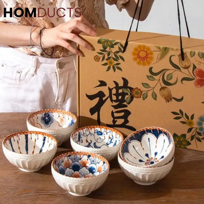 Porcelain Bowl Set (6Pcs)