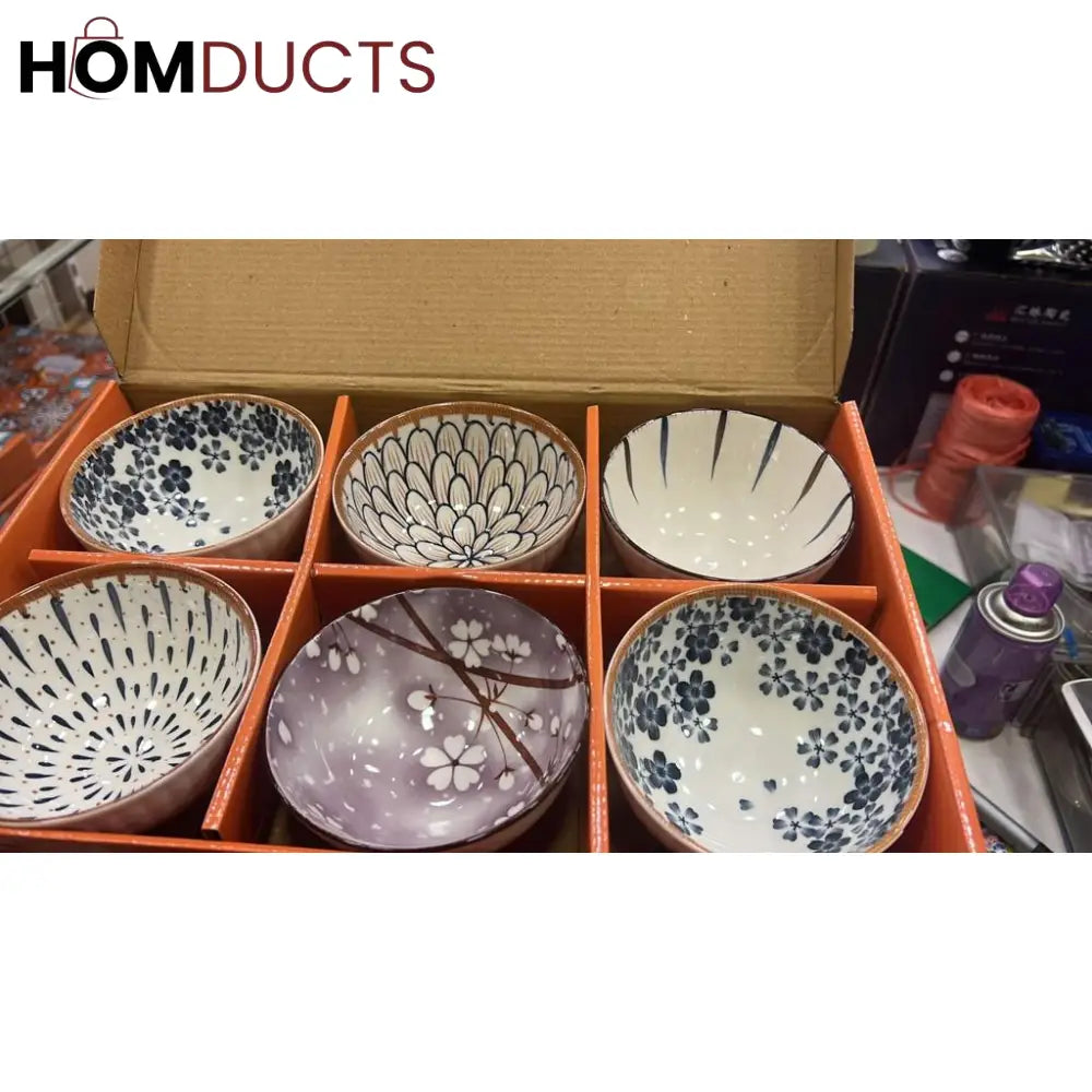 Porcelain Bowl Set (6Pcs)