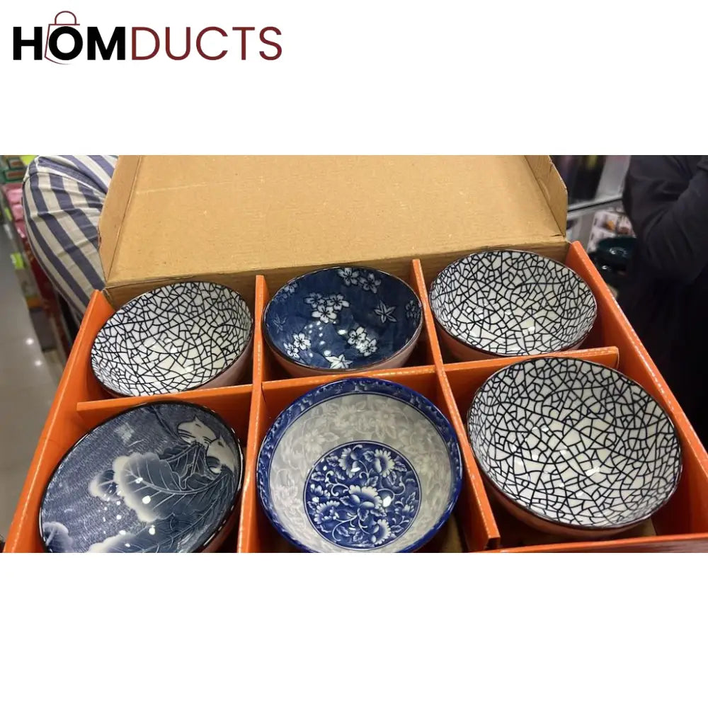 Porcelain Bowl Set (6Pcs)