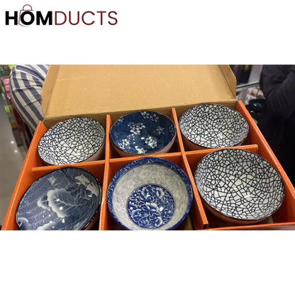 Porcelain Bowl Set (6Pcs)