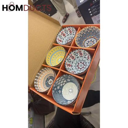 Porcelain Bowl Set (6Pcs)