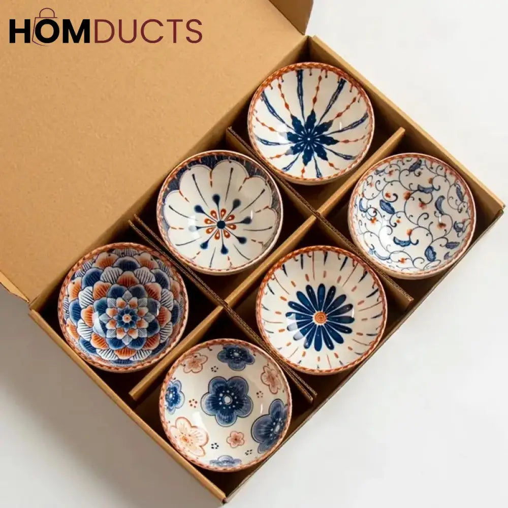 Porcelain Bowl Set (6Pcs)