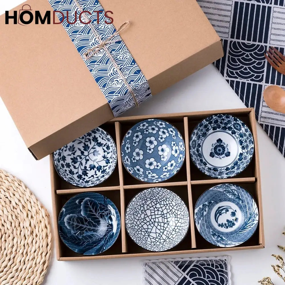Porcelain Bowl Set (6Pcs)