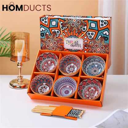 Porcelain Bowl Set (6Pcs)