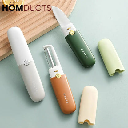 Portable 2 in 1 Knife With Peeler