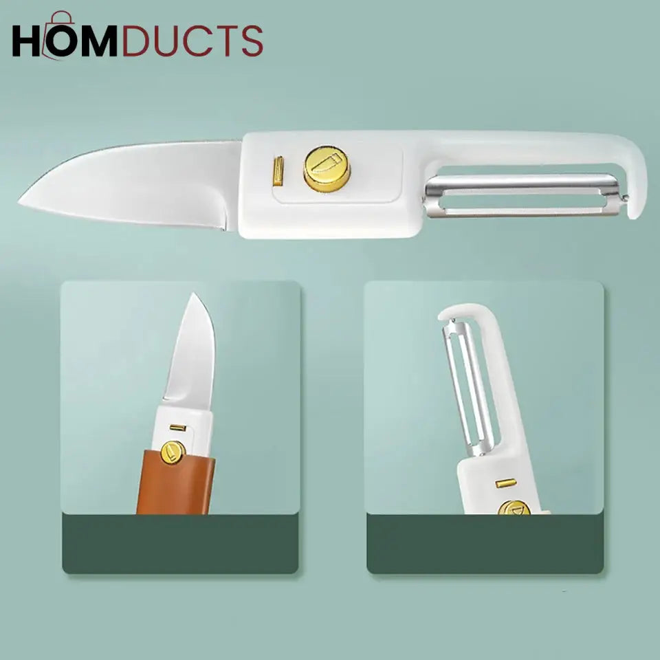 Portable 2 in 1 Knife With Peeler