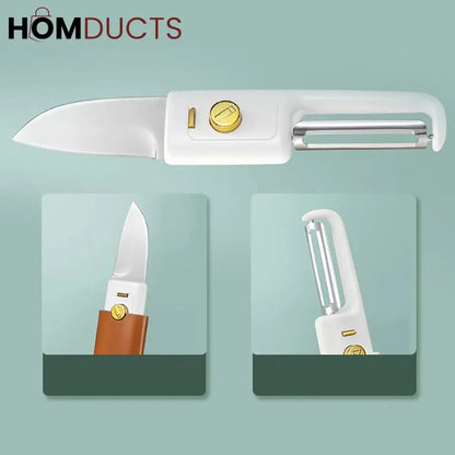 Portable 2 in 1 Knife With Peeler
