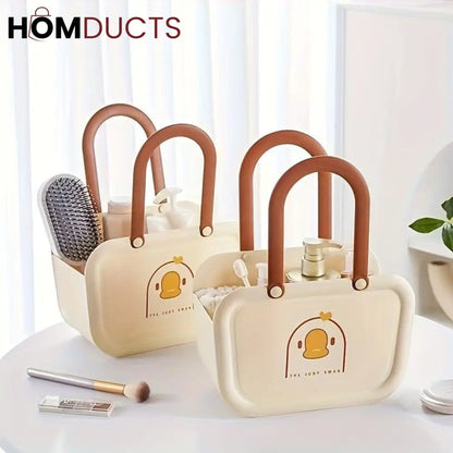Portable Bathroom Sundries Storage Basket