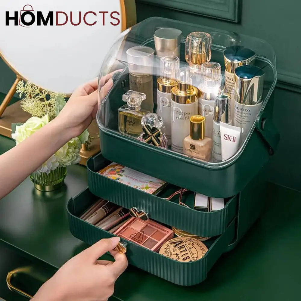 Portable Dustproof Makeup Organizer