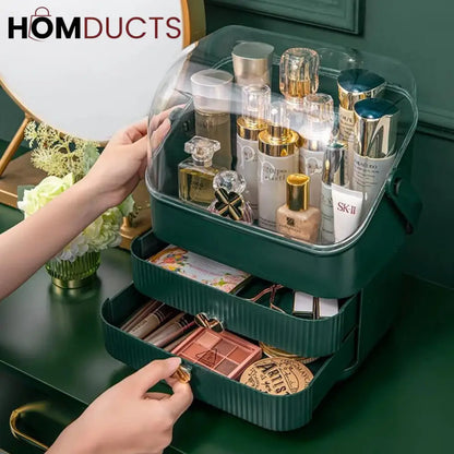 Portable Dustproof Makeup Organizer