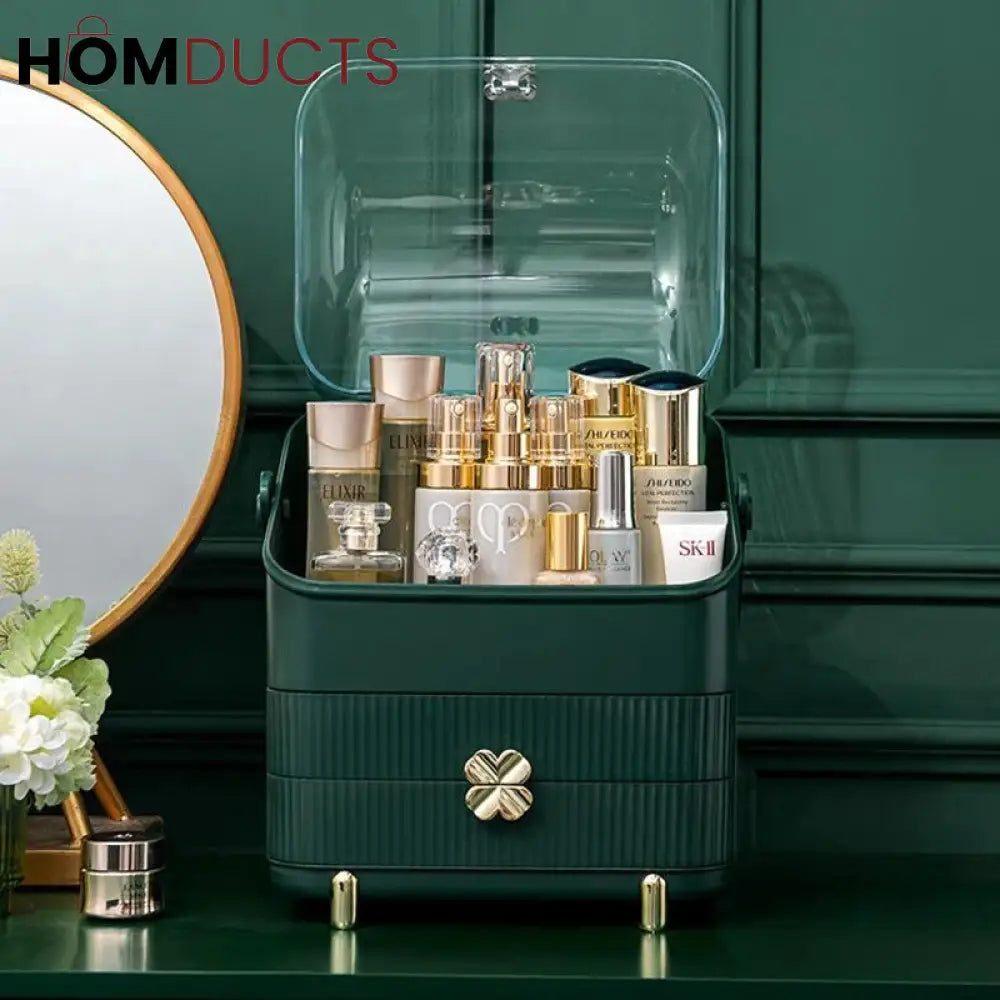 Portable Dustproof Makeup Organizer