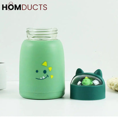 Portable Mini Thermos Glass Cup