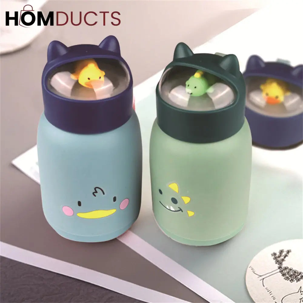 Portable Mini Thermos Glass Cup