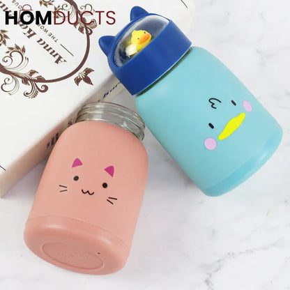 Portable Mini Thermos Glass Cup