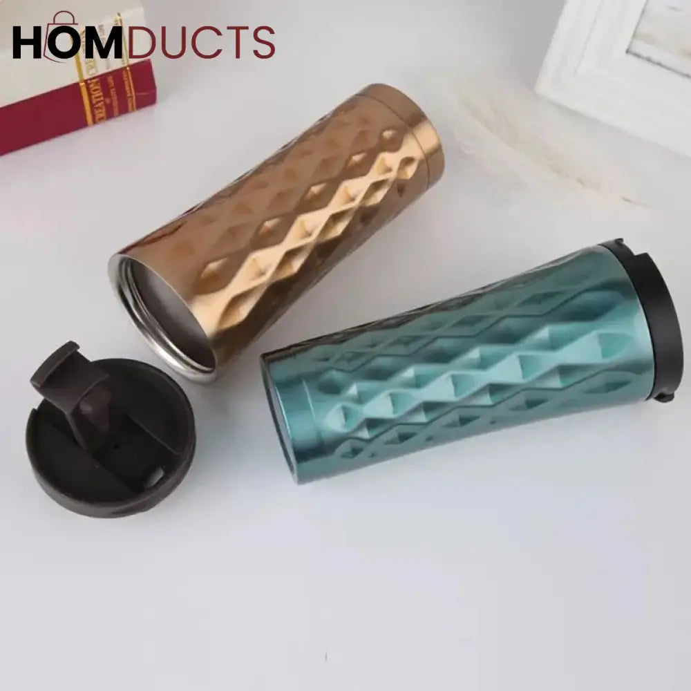 Portable Stainless Coffee Mug (500ml)