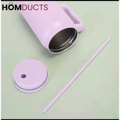 Portable Stainless Steel Large Capacity Vaccum Cup With Handle