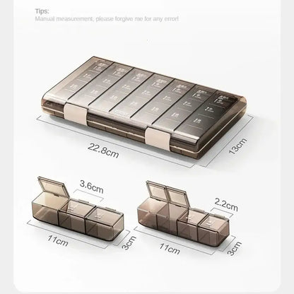 Portable Weekly Pill Organizer