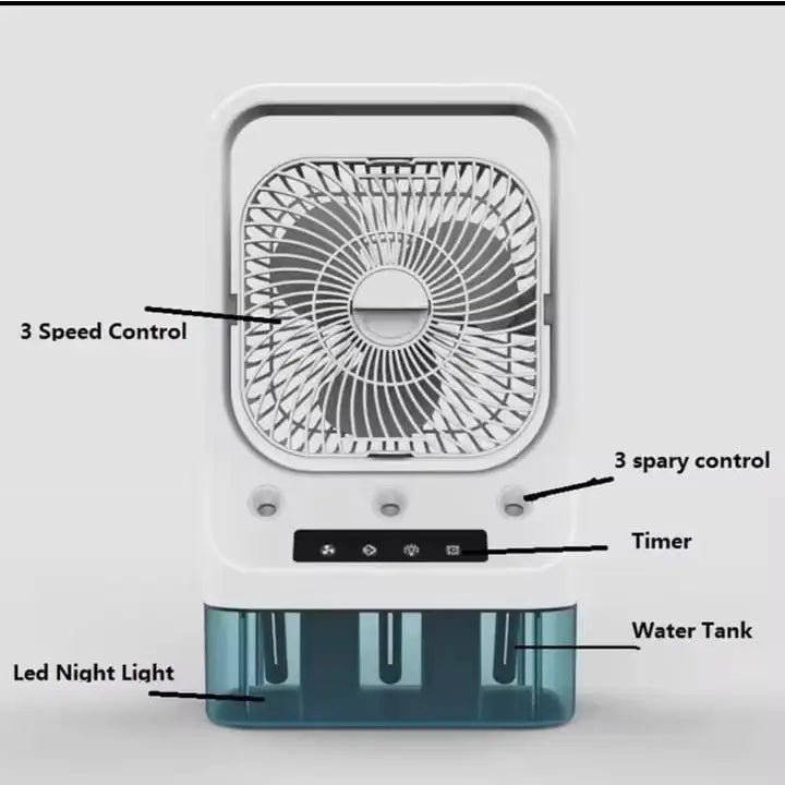 Premium Arctic Breeze Portable Air Cooler with Water Tank