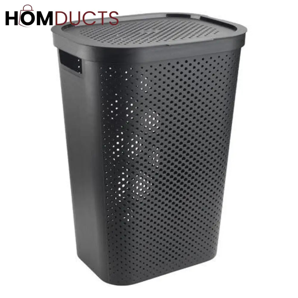 Premium Flip-Top Laundry Basket – Large Capacity with Ventilated Design