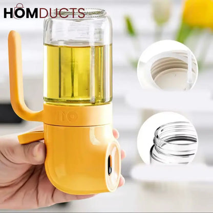 Premium Glass Oil Spray Bottle: Leak-Proof & Versatile Kitchen Mister